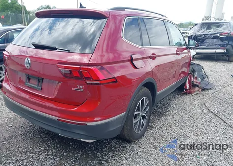 2018 Volkswagen Tiguan 2.0T Se/2.0T Sel z USA, uszkodzony, nr VIN 3VV2B7AX7JM197319